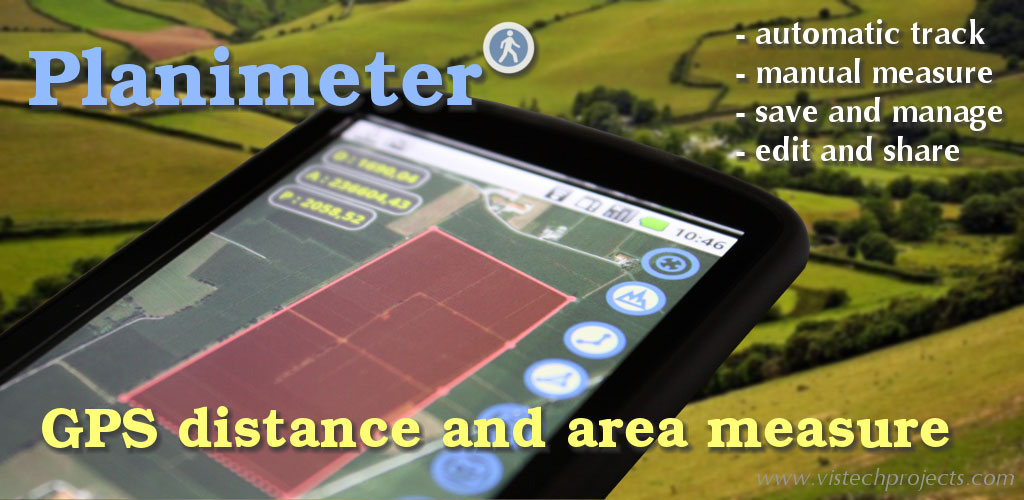 Planimeter - GPS area measure land survey on map