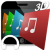 iSense Music 3D Music Player logo