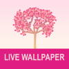 Falling Flowers Red Live Wallpaper Logo.png