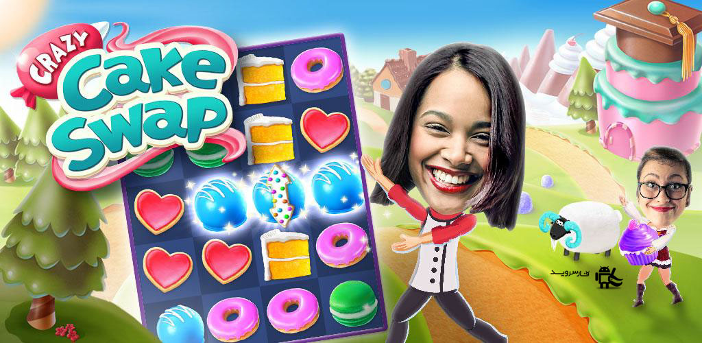 Download Crazy Cake Swap - Cake Puzzle Game Android + Mod