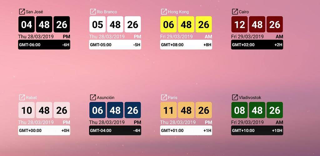 World Clock Widget Plus
