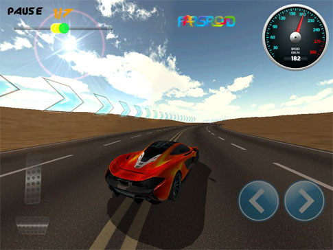 Download Burning Wheels 3D Racing - a small Android machine game