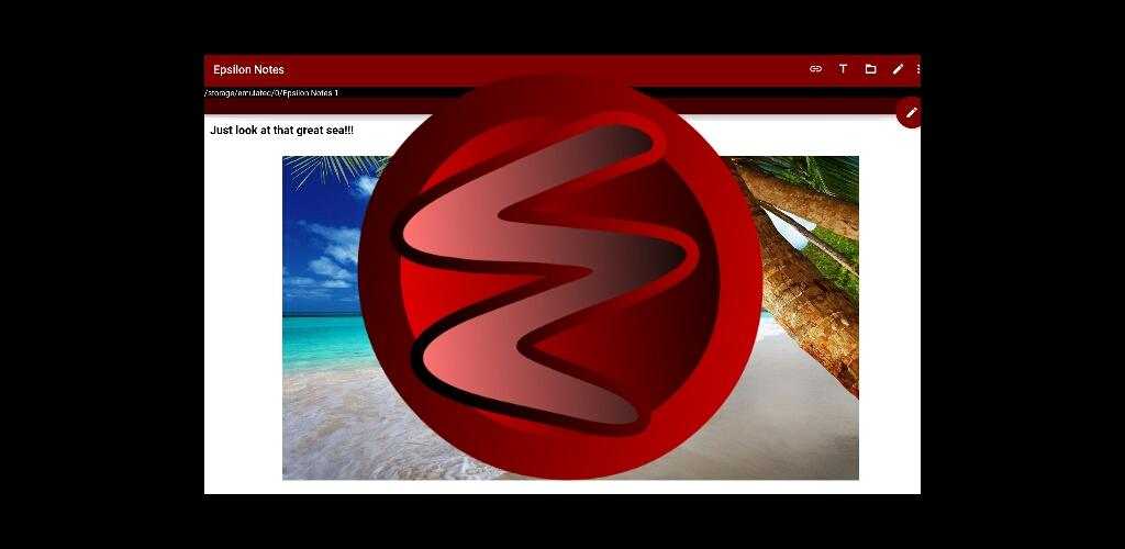 Epsilon Notes Markdown Editor