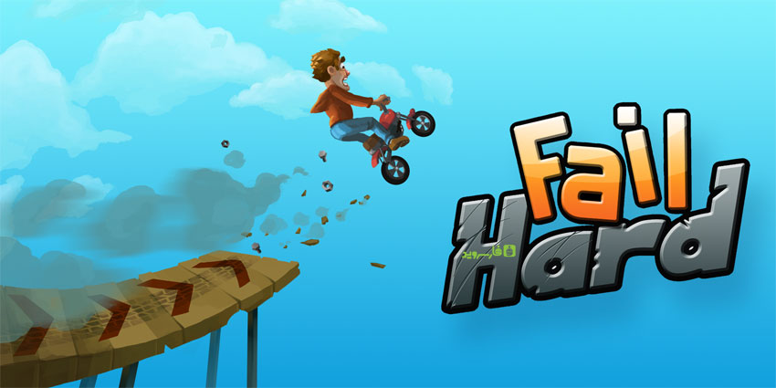 Download Fail Hard - a motorcycle game based on Android physics + mod