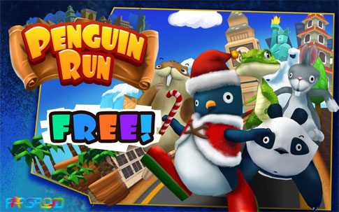 Download Penguin Run - an exciting Penguin run game for Android