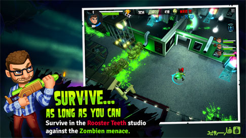 Rooster Teeth Vs.  Zombiens Android - a new Android game