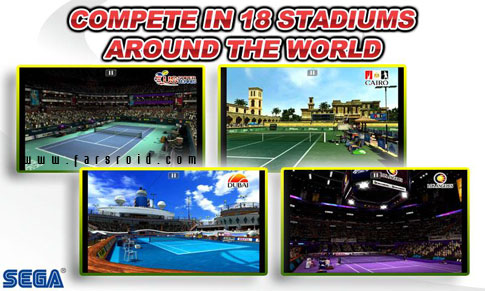 Virtua Tennis Challenge Android - Sega Tennis Challenge Android game