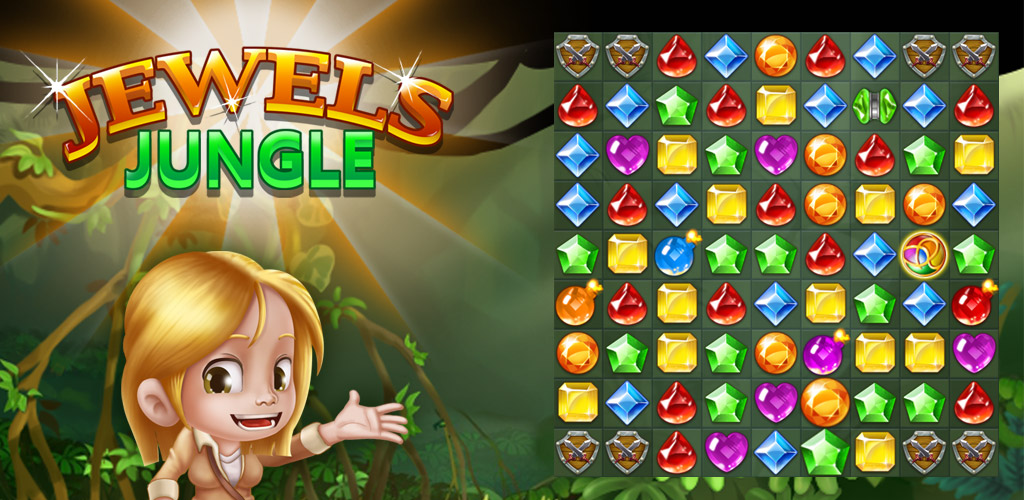 Jewels Jungle : Match 3 Puzzle