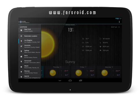 AIO Widgets Android - Android tablet clock, battery, weather widgets