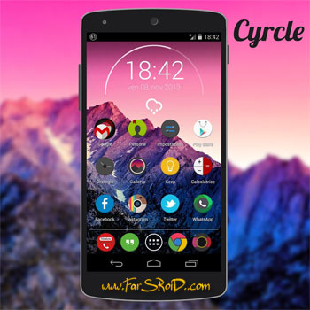 Cyrcle Icon Theme Apex Nova Go Android New Android theme