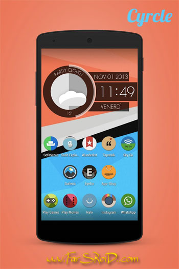 Cyrcle Icon Theme Apex Nova Go Android New Android theme