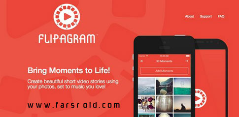 Download Flipagram - Android video making program Flipagram!