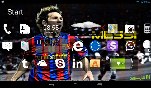 Home8 + like Windows 8 Android - Android application