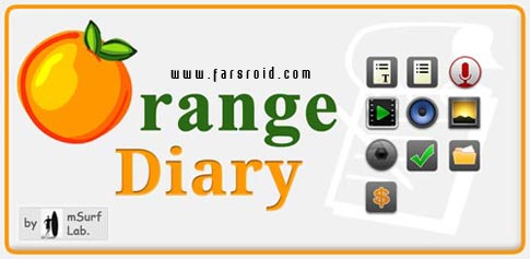 Download Journal - Orange Diary Pro - Android Diary