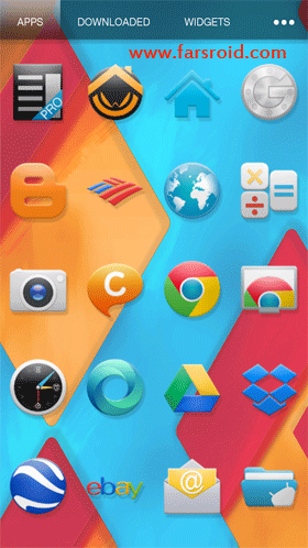 KitKat 4.4 Launcher Theme Android KitKat Android Launcher Theme