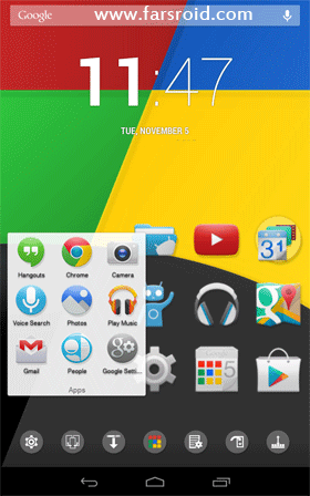 KitKat 4.4 Launcher Theme Android KitKat Android Launcher Theme