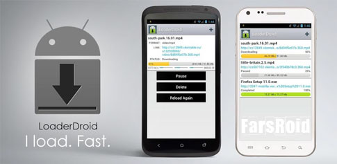Loader Droid download manager Android