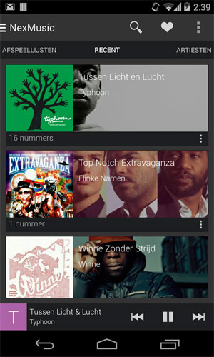 NexMusic + Android - Android Music Player - New