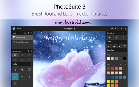 PhotoSuite 3 Photo Editor Android - Android photo editing program