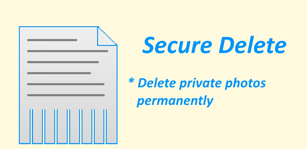 Secure delete Pro Android