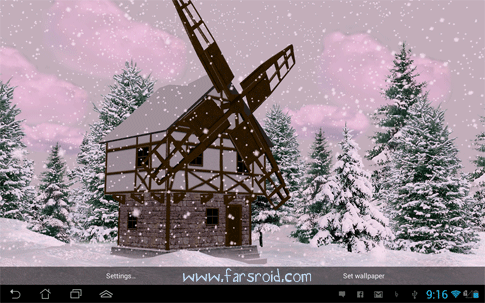 Snow HD Deluxe Edition Android - Snow HD Deluxe Edition Android Live Wallpaper