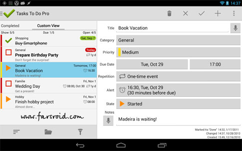 Download Tasks To Do Pro, To-Do List Android Apk - New FREE