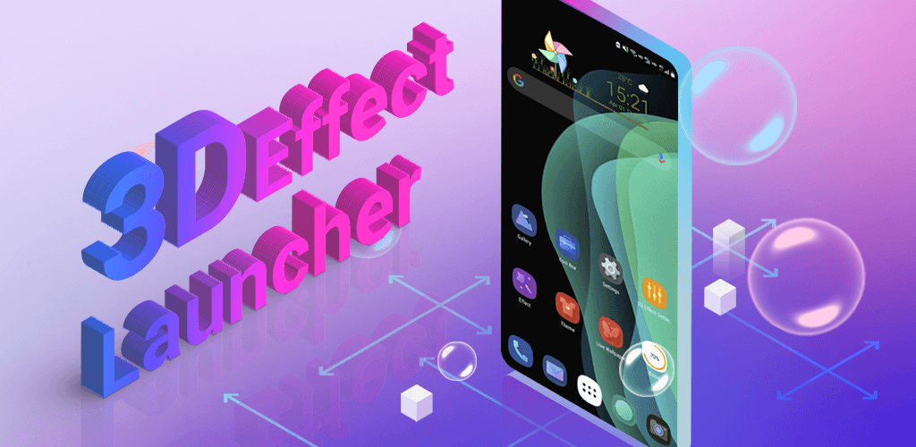 3D Effect Launcher - Cool Live Effect, Wallpaper