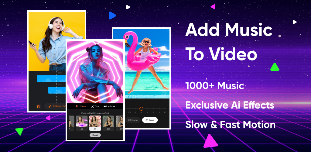 Add music to video - background music for videos