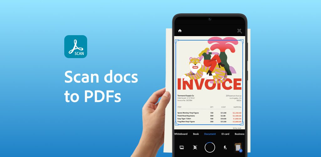 Adobe Scan PDF & Business Card Scanner with OCR