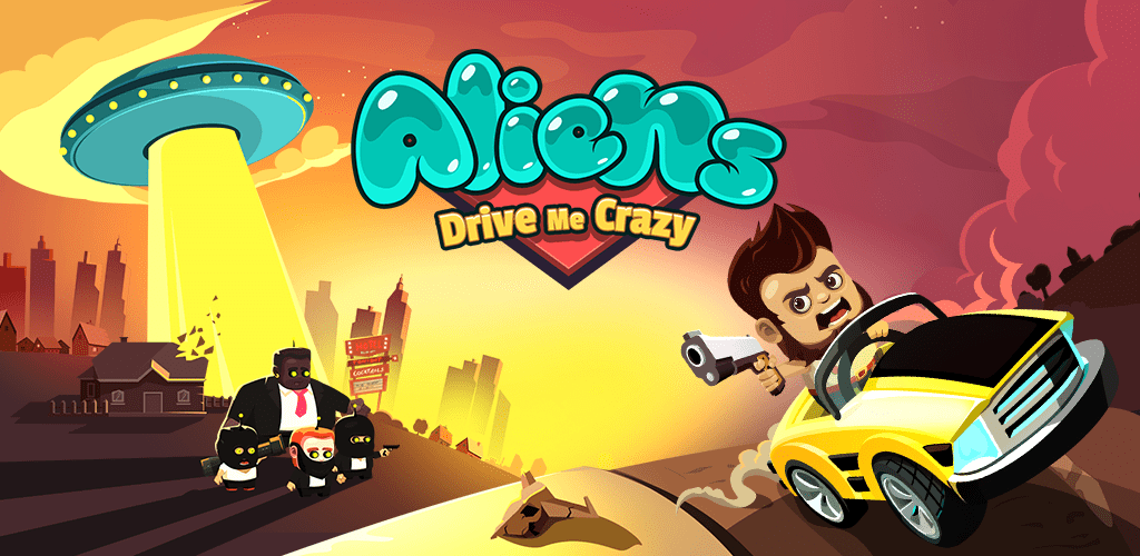 دانلود Aliens Drive Me Crazy - بازی مهیج دیوانگان اندروید + مود