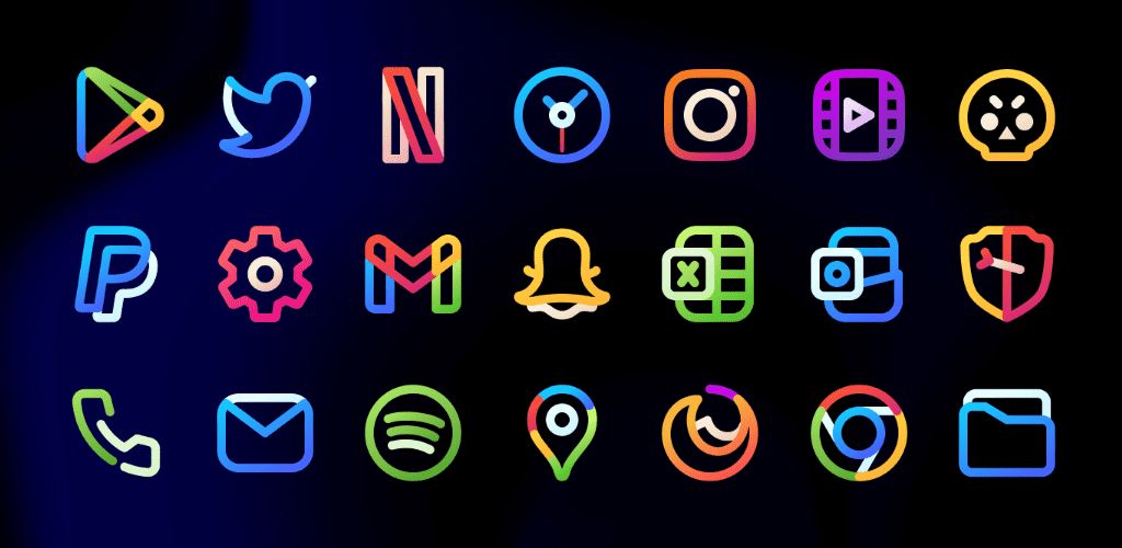 Aline Icon Pack - linear icons