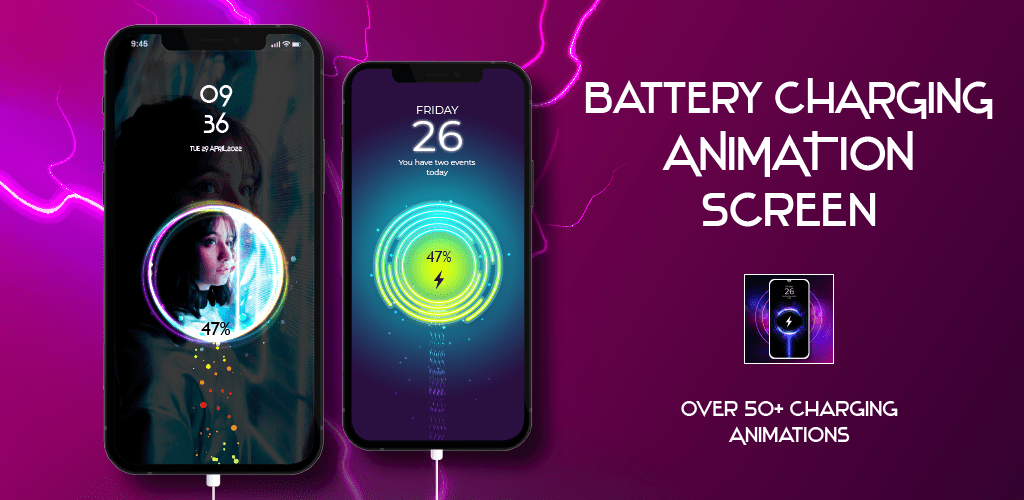 Battery Charging Animation 4D