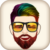 beard photo editor hairstyle logo