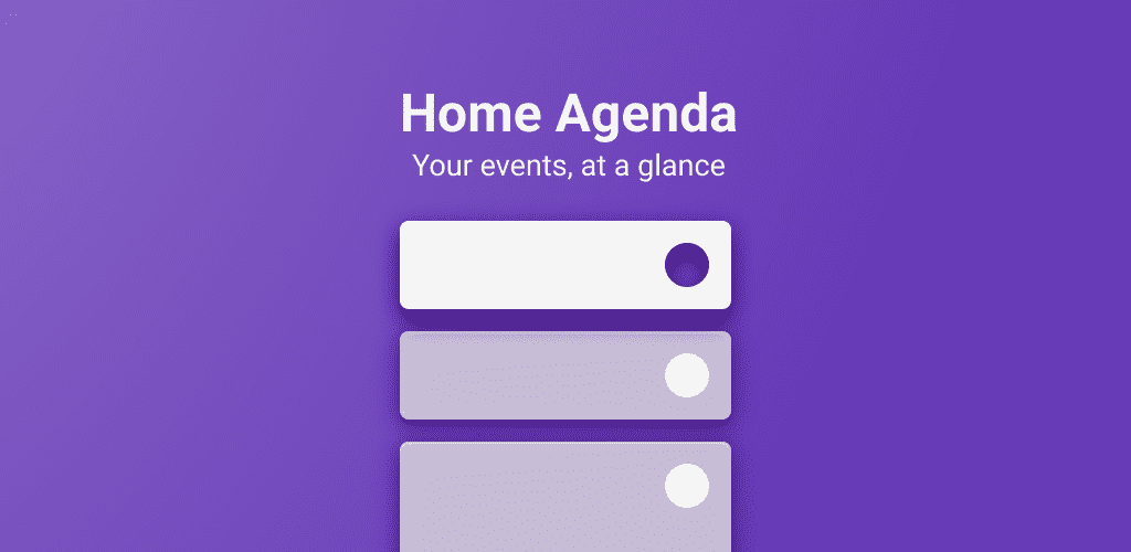 Calendar Widget by Home Agenda