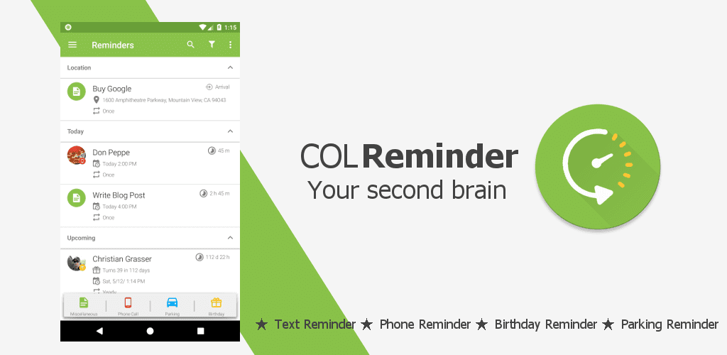 COL Reminder Premium