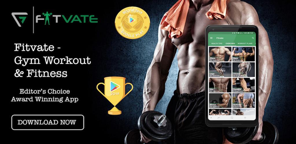 Fitvate - Gym Workout Trainer Fitness Coach Plans Full