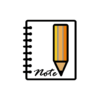 handwriting notes logo