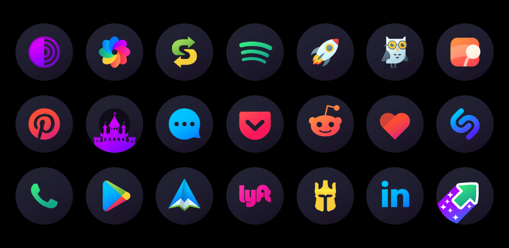 Hera Dark Icon Pack