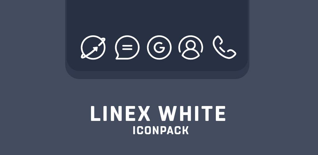 LineX White Icon Pack