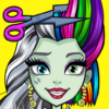 monster high beauty shop logo