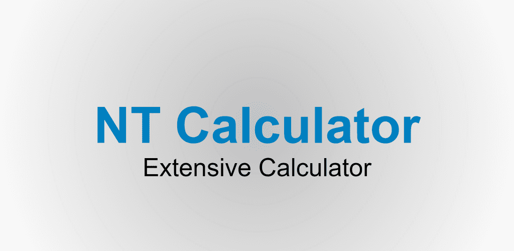 NT Calculator - Extensive Calculator Pro