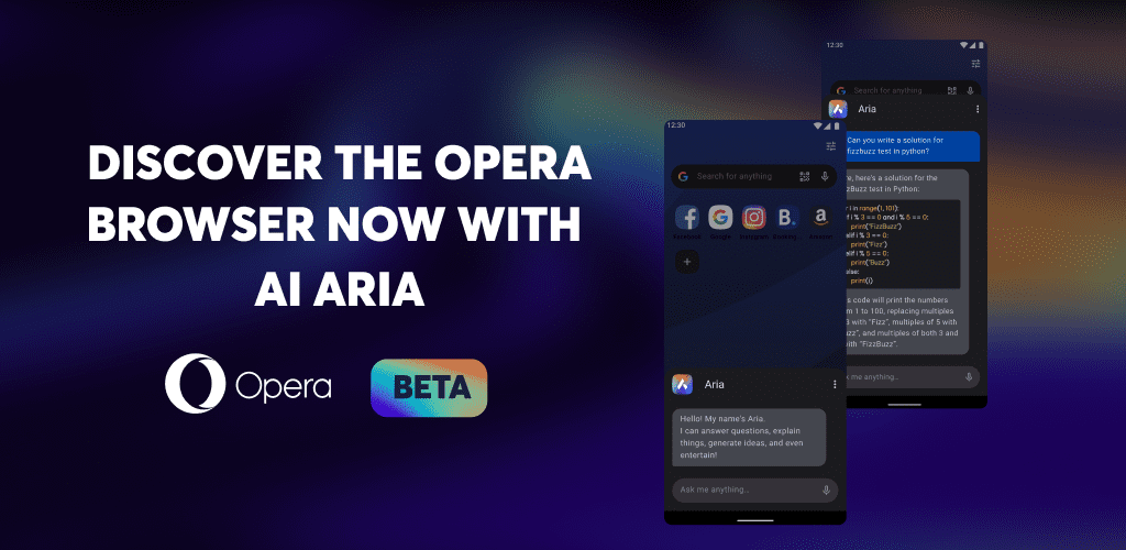 Opera browser beta