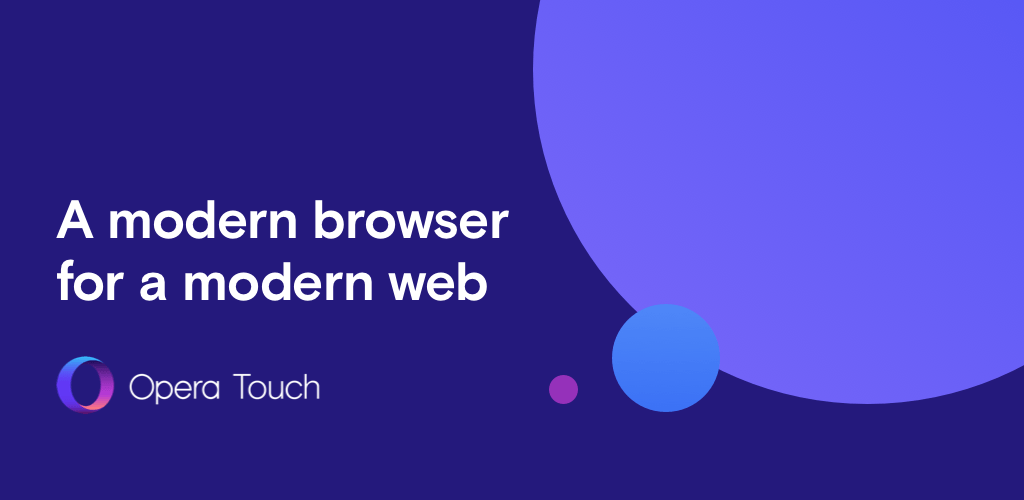 Opera Touch: the fast, new web browser