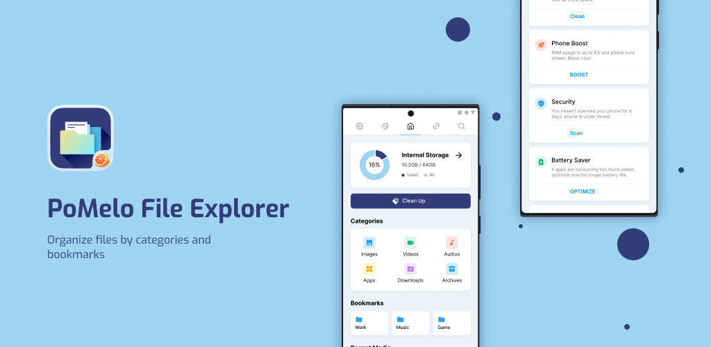 PoMelo File Explorer - File Manager & Cleaner