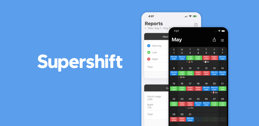 Supershift Shift Work Calendar