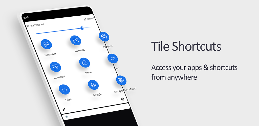 Tile Shortcuts - Quick settings apps & shortcuts Full