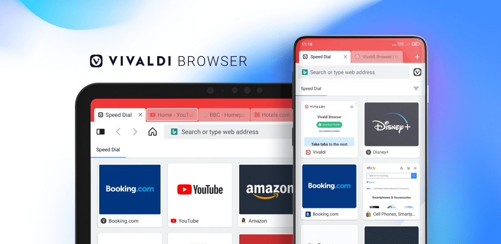 Vivaldi Browser with ad blocker: fast & private