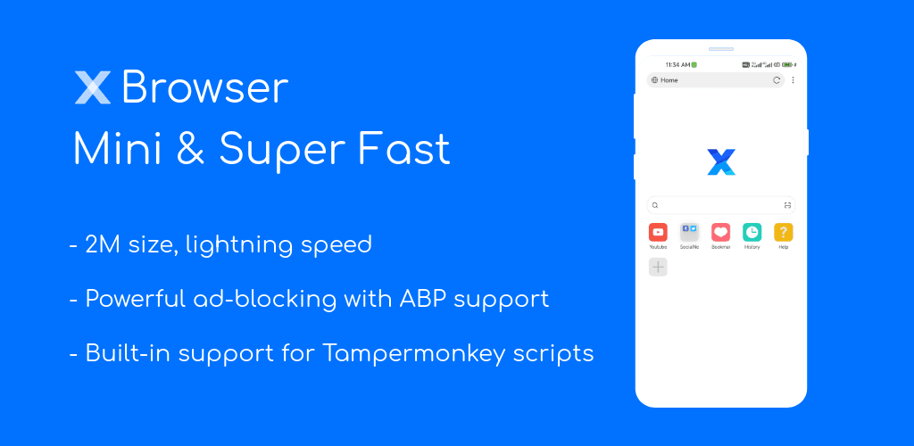 XBrowser - Super Fast & mini