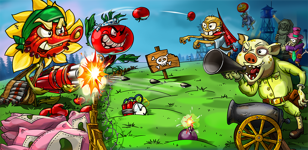 Download Zombie Harvest - a wonderful zombie and plant game for Android!